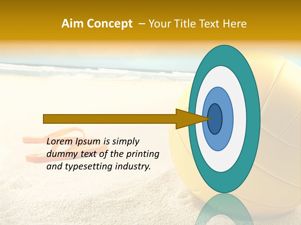 Gear Desert Play PowerPoint Template