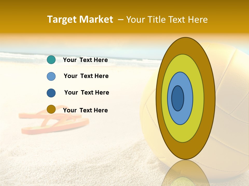 Gear Desert Play PowerPoint Template