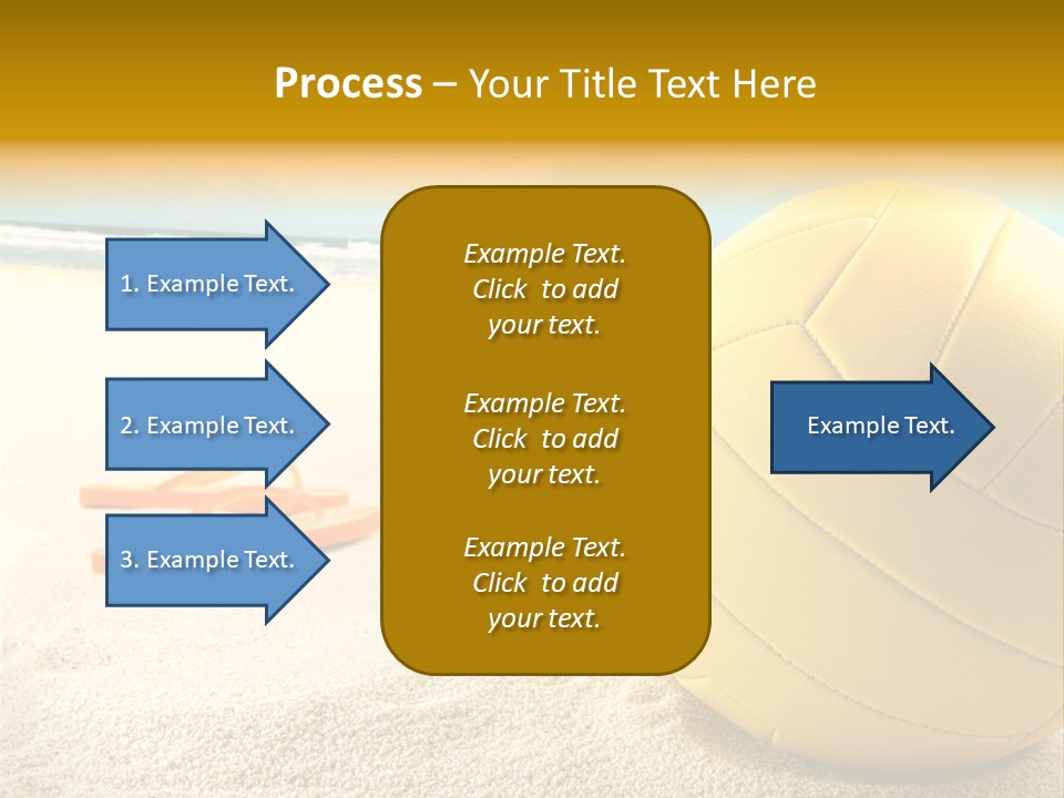 Gear Desert Play PowerPoint Template
