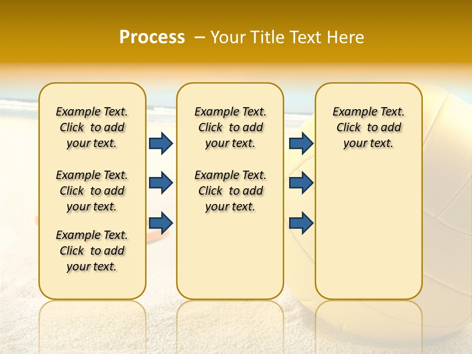 Gear Desert Play PowerPoint Template