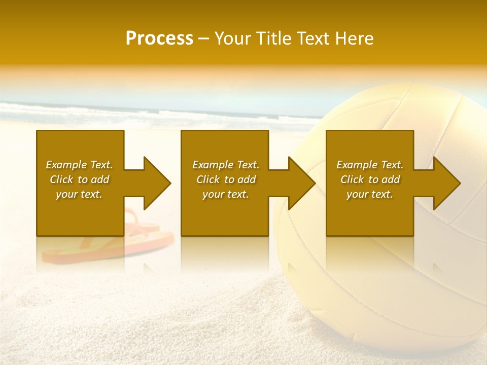 Gear Desert Play PowerPoint Template