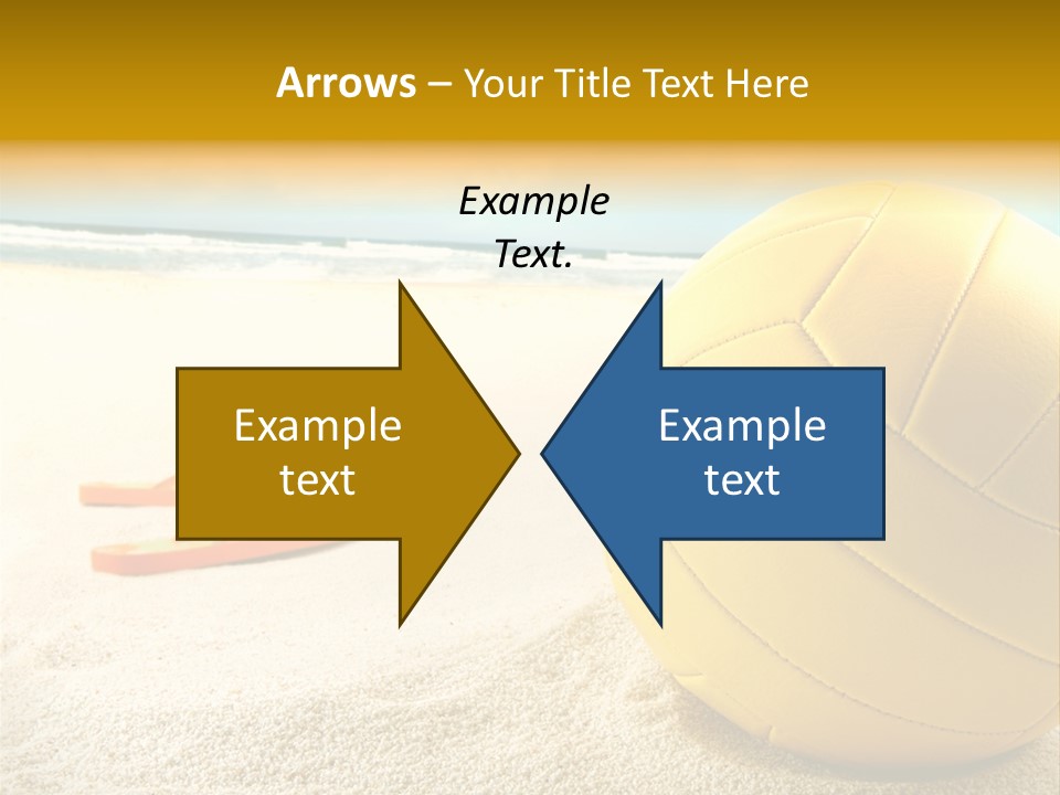 Gear Desert Play PowerPoint Template