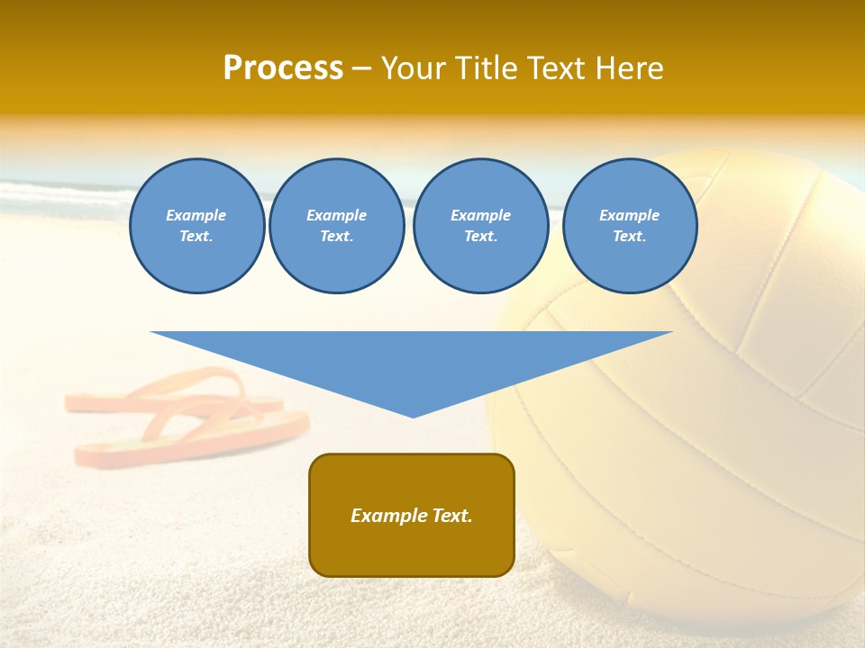 Gear Desert Play PowerPoint Template