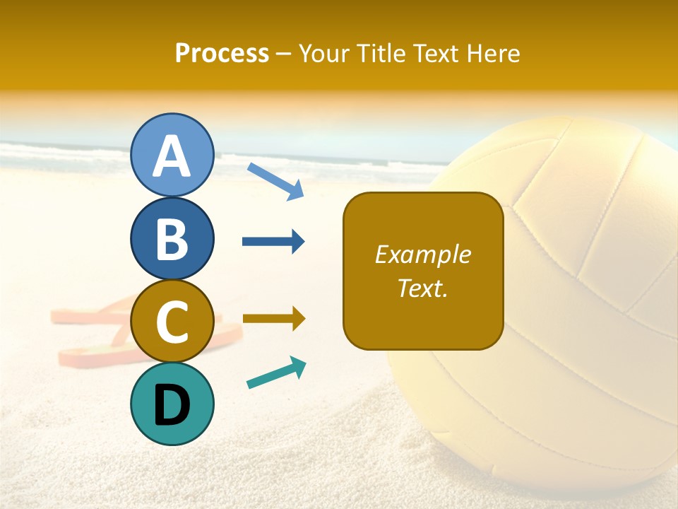 Gear Desert Play PowerPoint Template
