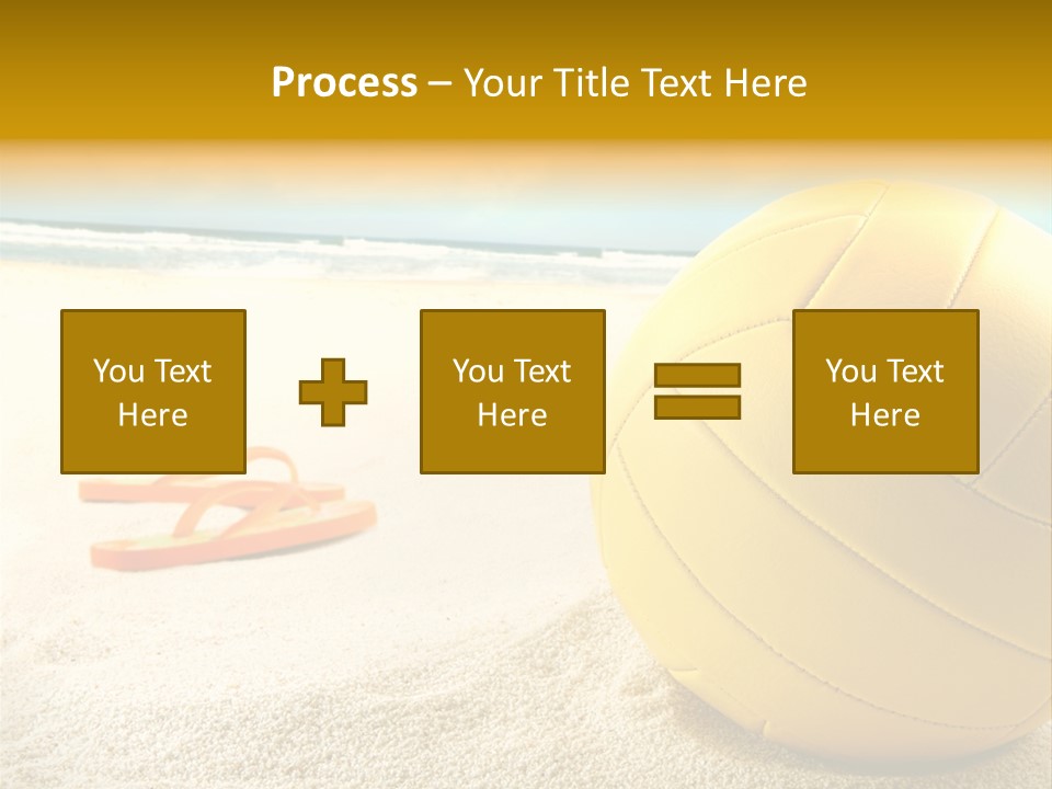 Gear Desert Play PowerPoint Template