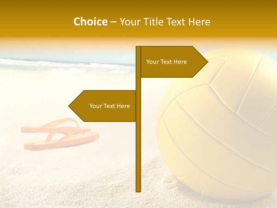 Gear Desert Play PowerPoint Template