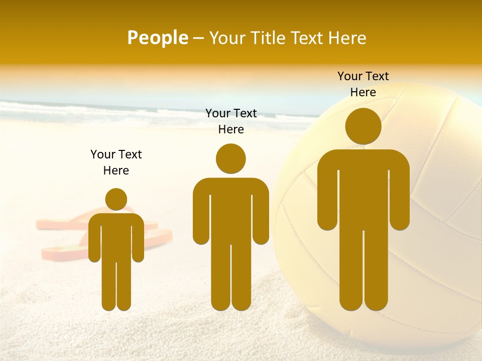 Gear Desert Play PowerPoint Template