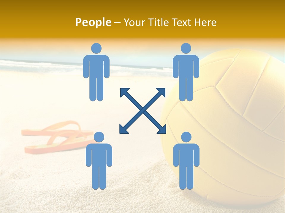 Gear Desert Play PowerPoint Template