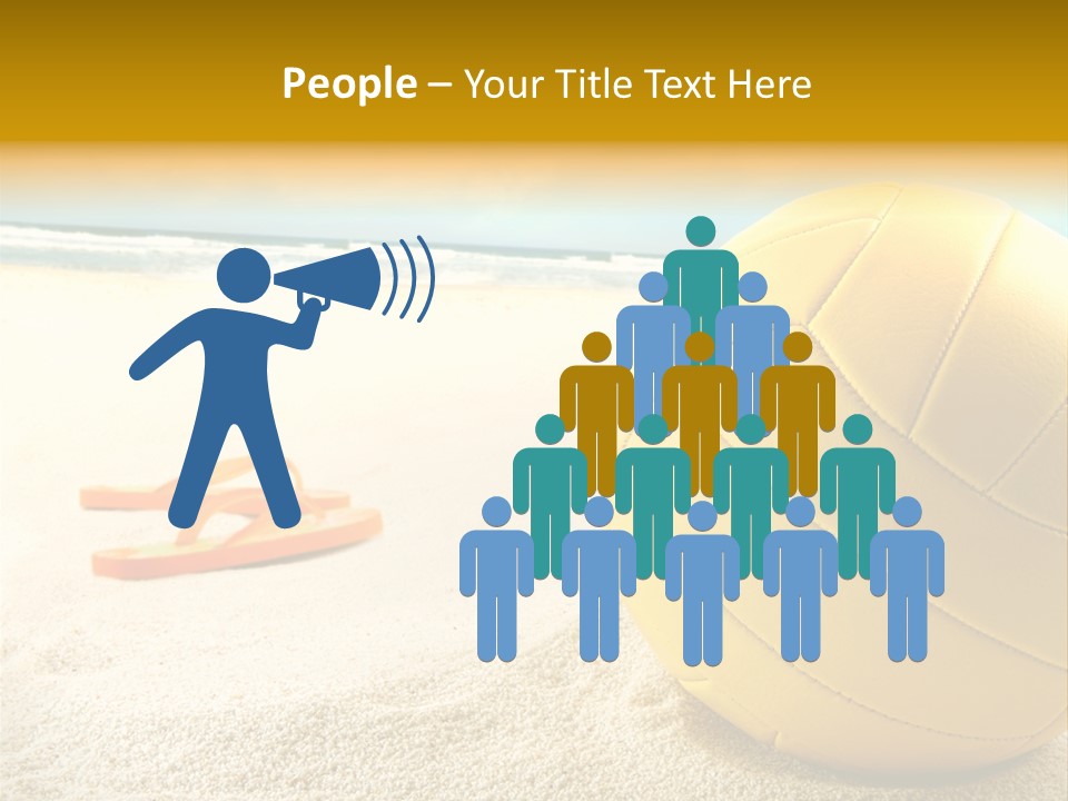 Gear Desert Play PowerPoint Template