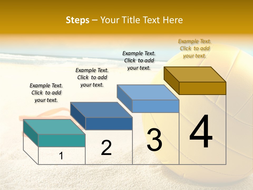 Gear Desert Play PowerPoint Template