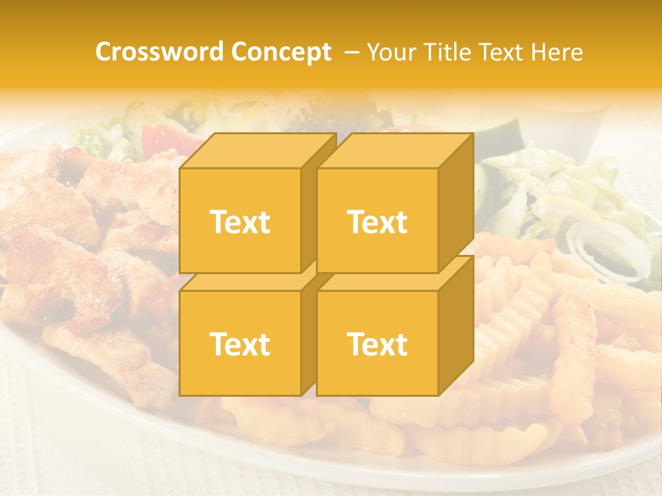 Ketchup Grilled Beef PowerPoint Template