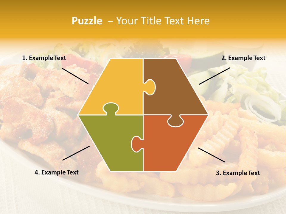 Ketchup Grilled Beef PowerPoint Template