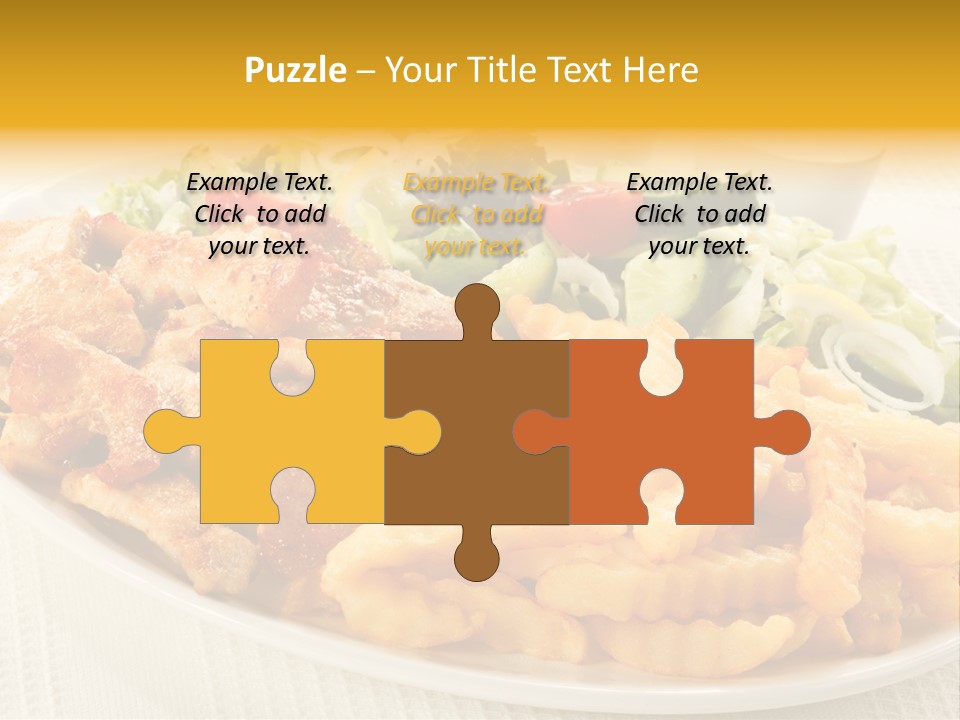 Ketchup Grilled Beef PowerPoint Template