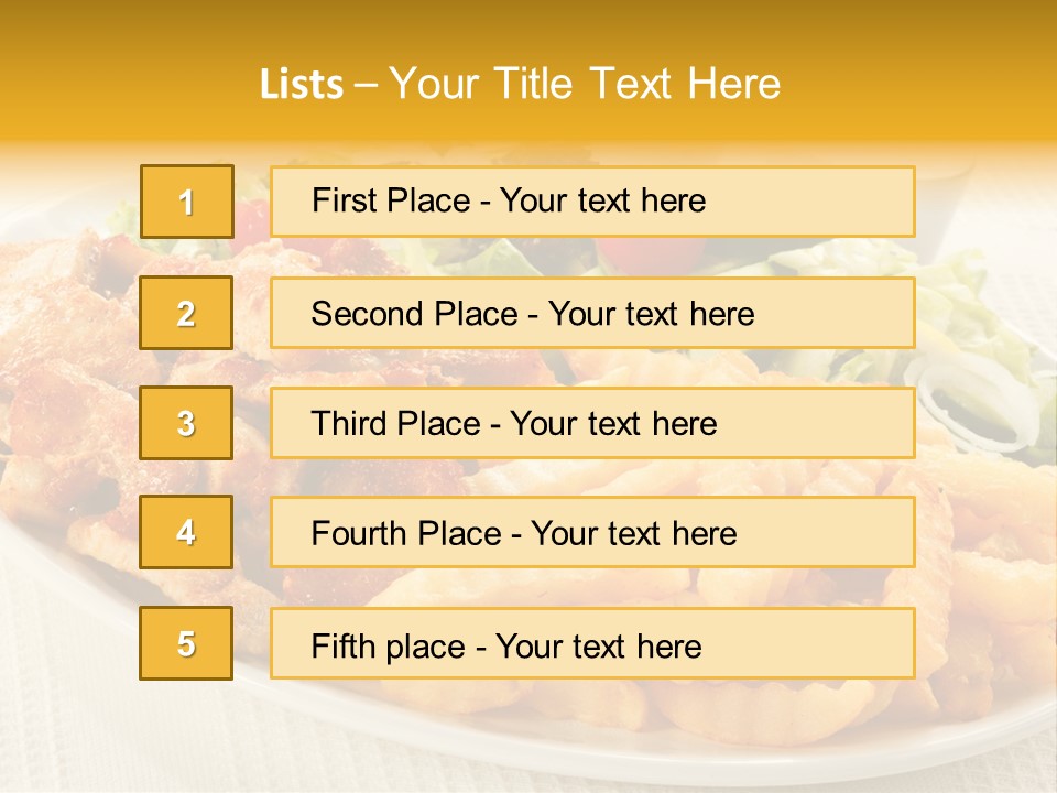Ketchup Grilled Beef PowerPoint Template