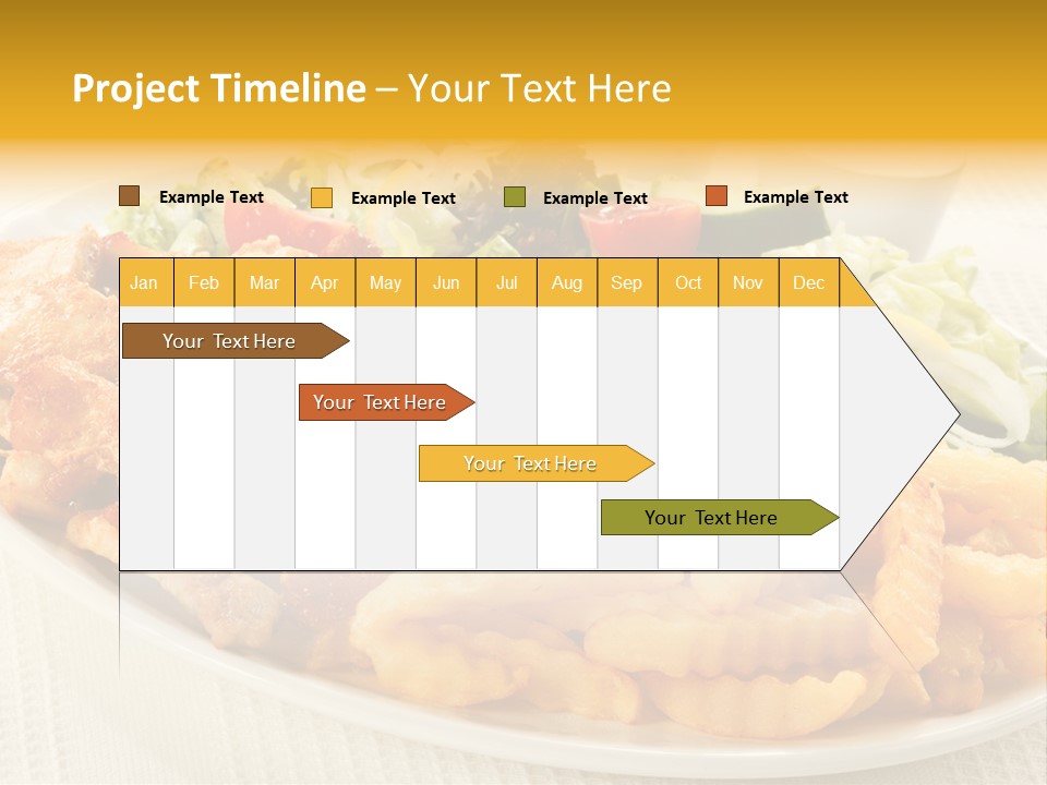 Ketchup Grilled Beef PowerPoint Template