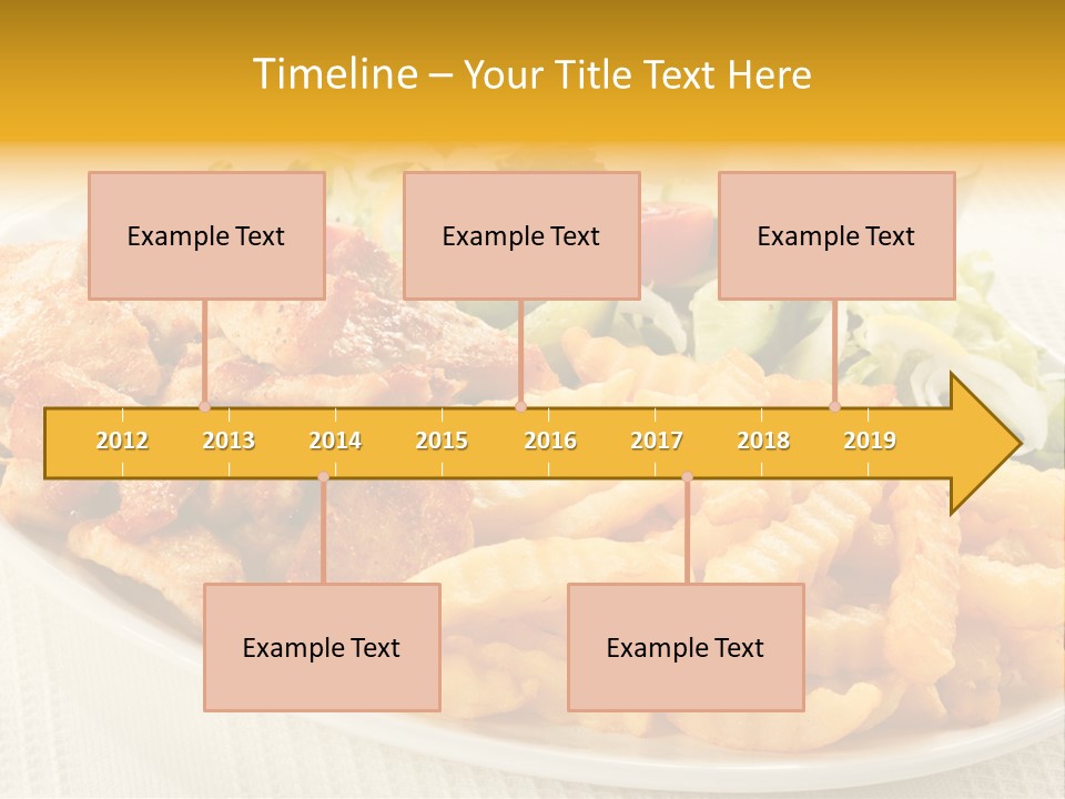 Ketchup Grilled Beef PowerPoint Template