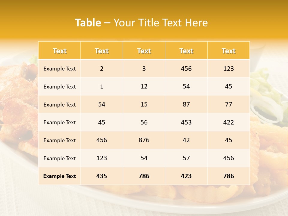 Ketchup Grilled Beef PowerPoint Template