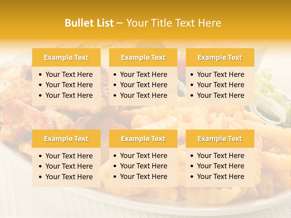 Ketchup Grilled Beef PowerPoint Template