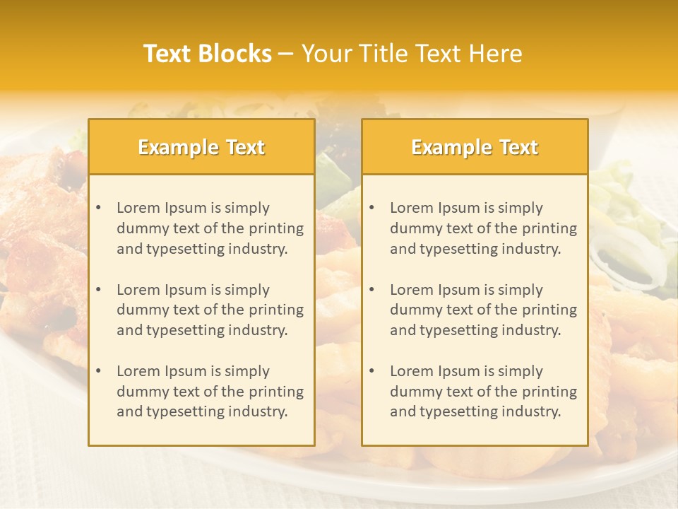Ketchup Grilled Beef PowerPoint Template