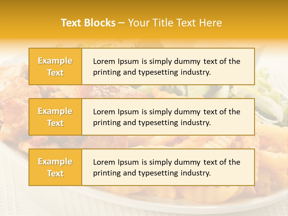 Ketchup Grilled Beef PowerPoint Template