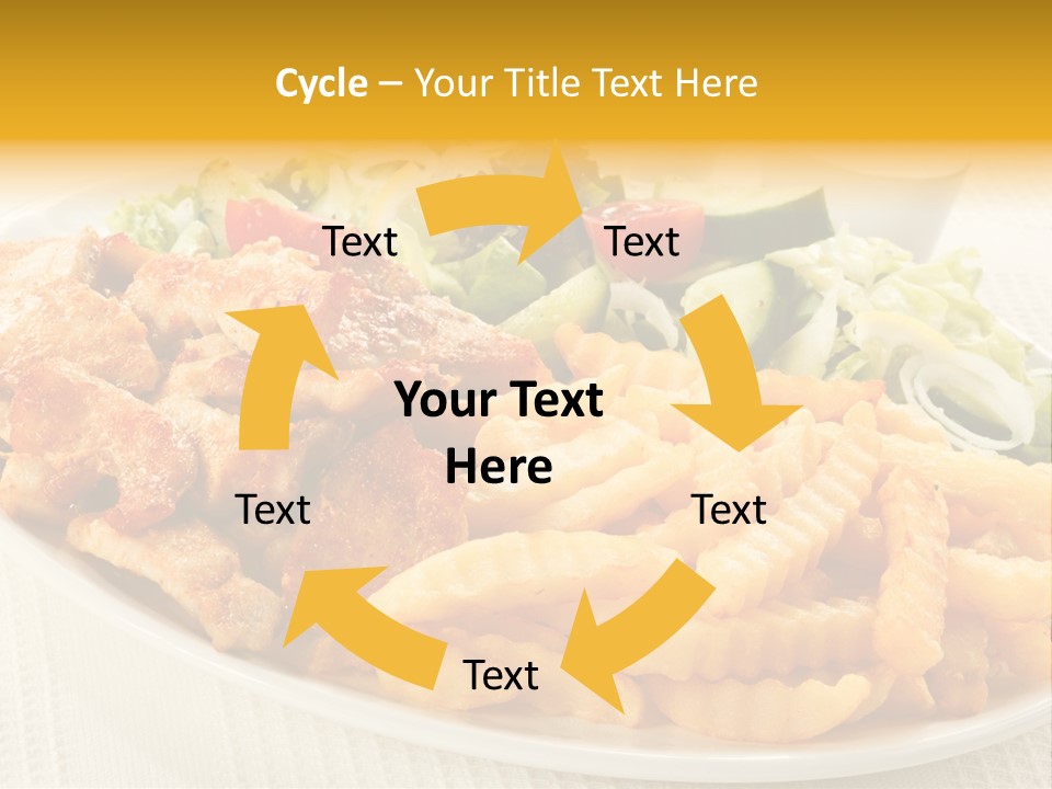 Ketchup Grilled Beef PowerPoint Template