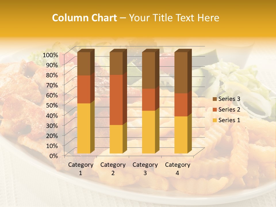 Ketchup Grilled Beef PowerPoint Template
