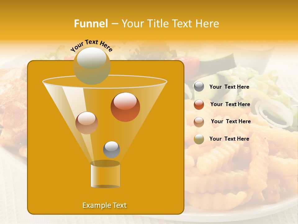 Ketchup Grilled Beef PowerPoint Template