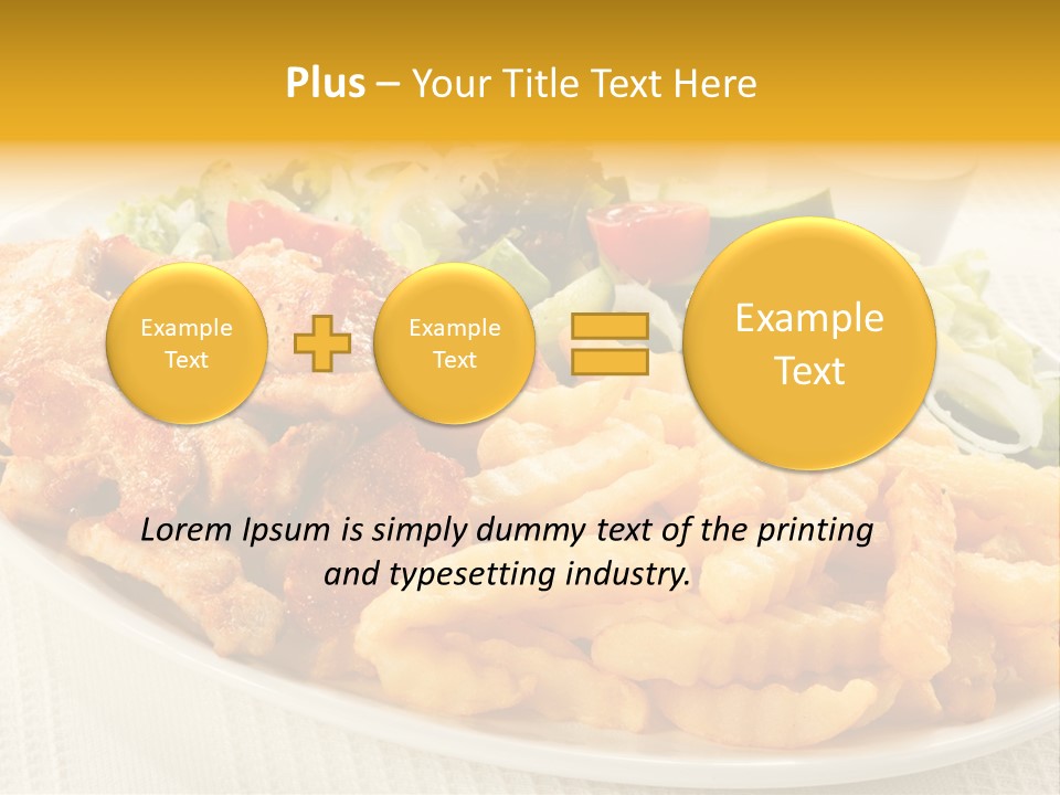 Ketchup Grilled Beef PowerPoint Template