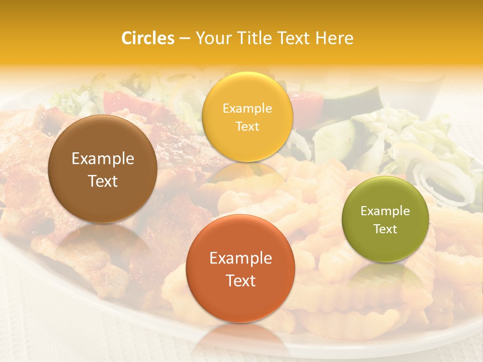 Ketchup Grilled Beef PowerPoint Template