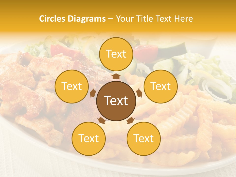 Ketchup Grilled Beef PowerPoint Template