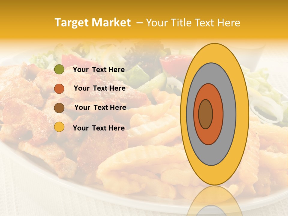 Ketchup Grilled Beef PowerPoint Template