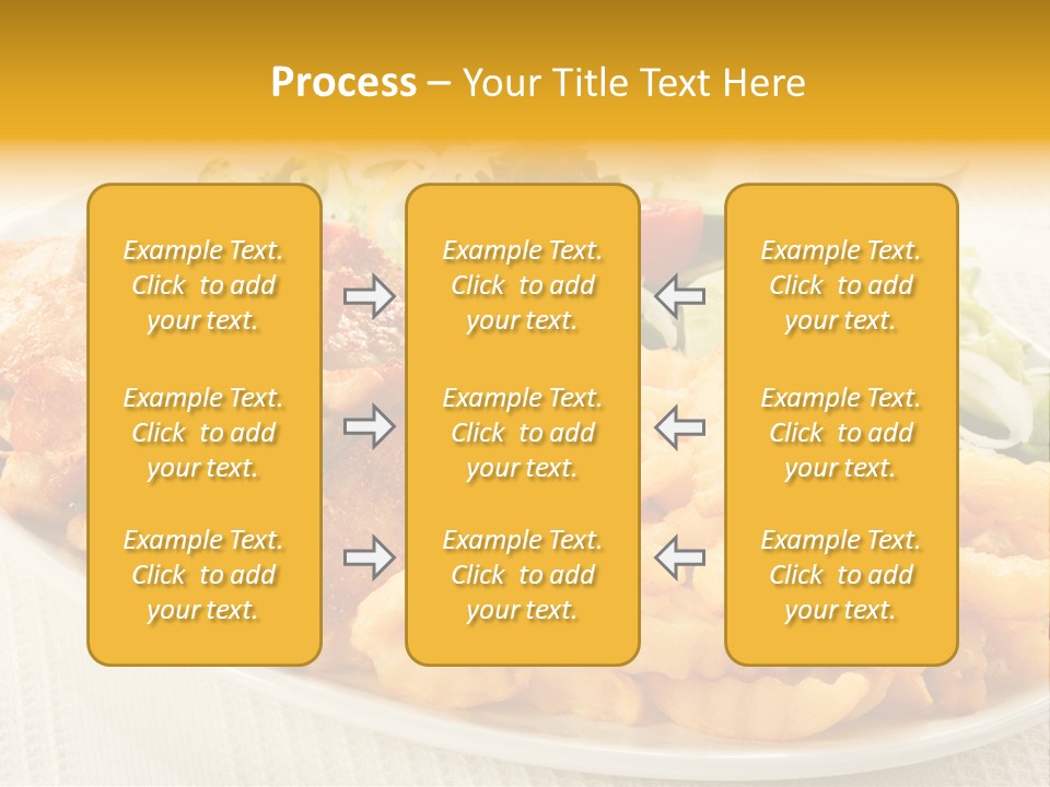 Ketchup Grilled Beef PowerPoint Template