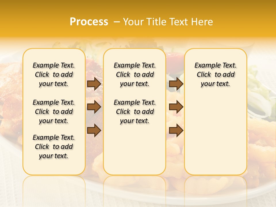 Ketchup Grilled Beef PowerPoint Template