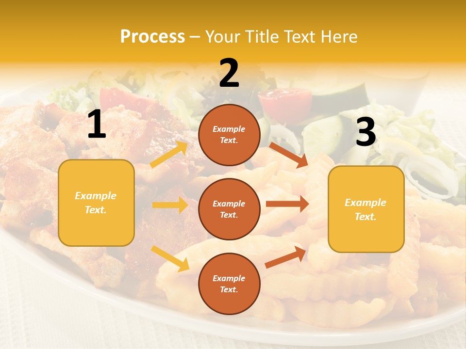 Ketchup Grilled Beef PowerPoint Template