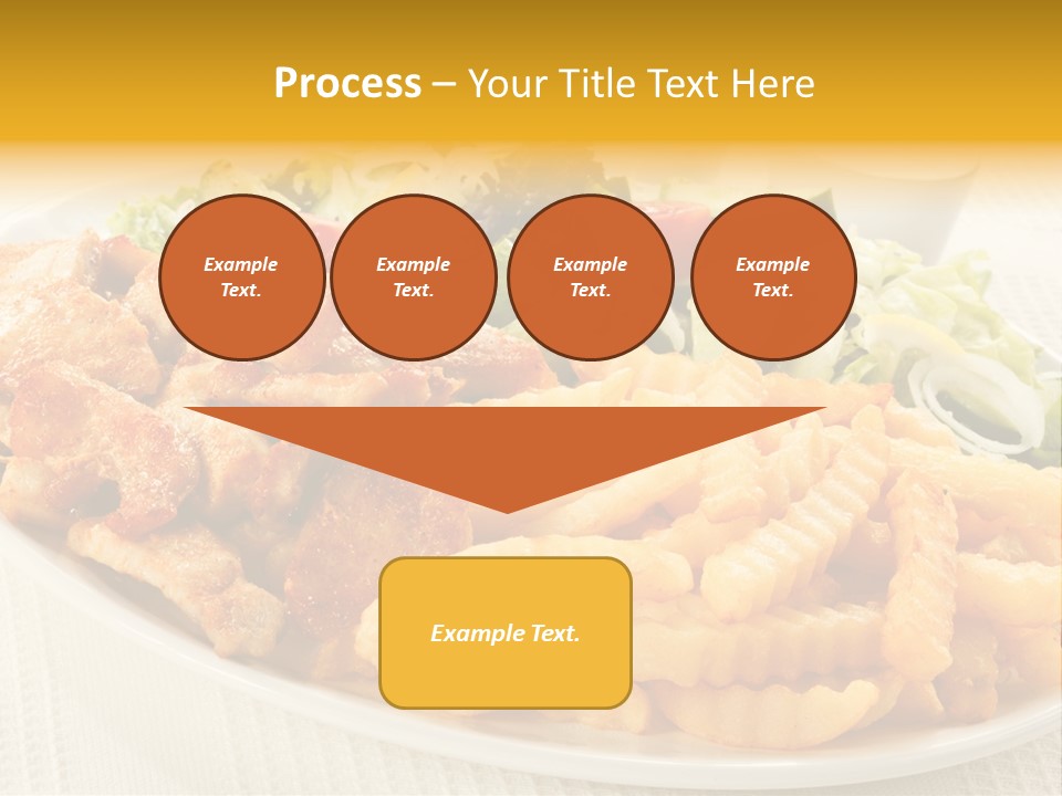 Ketchup Grilled Beef PowerPoint Template