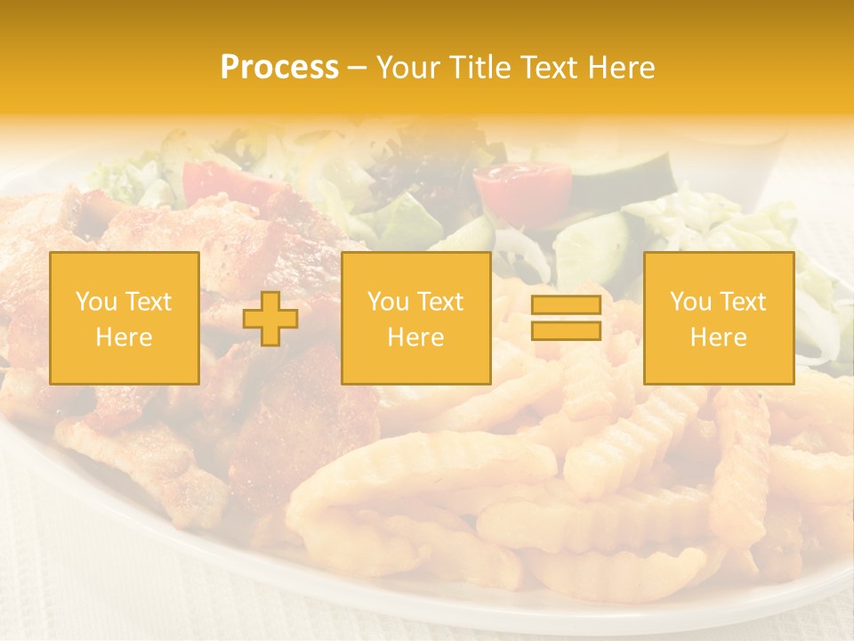 Ketchup Grilled Beef PowerPoint Template