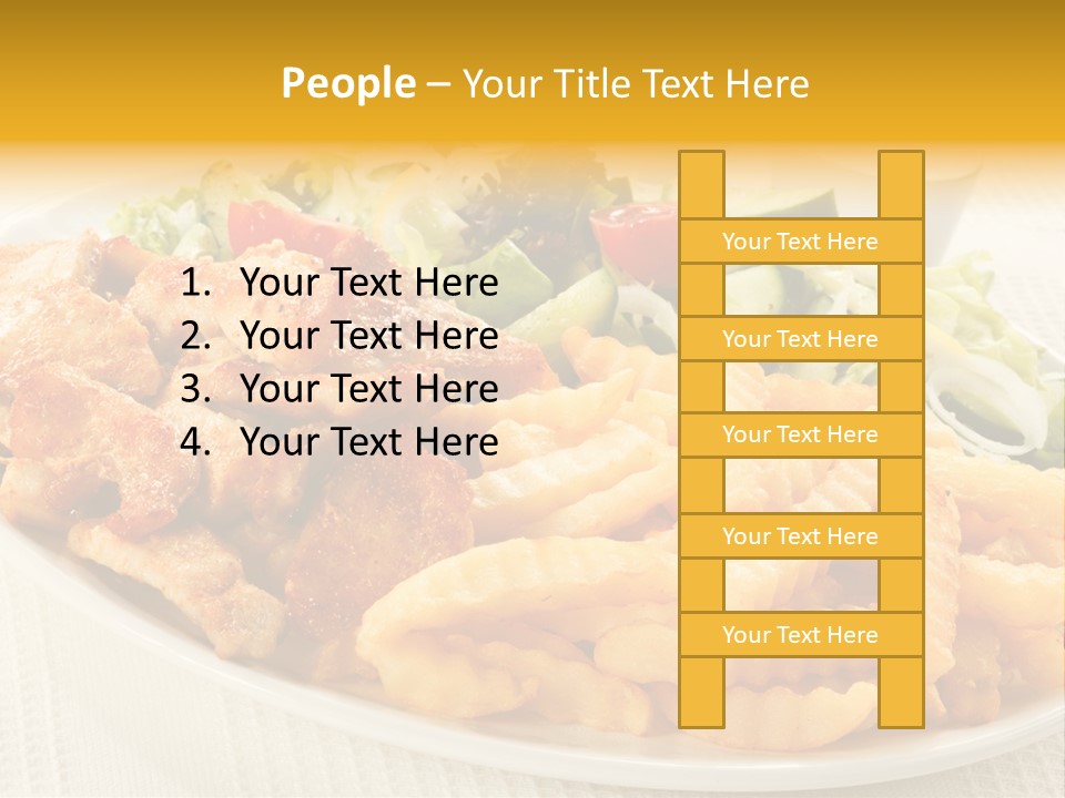 Ketchup Grilled Beef PowerPoint Template