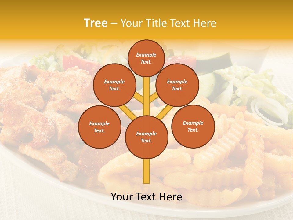 Ketchup Grilled Beef PowerPoint Template