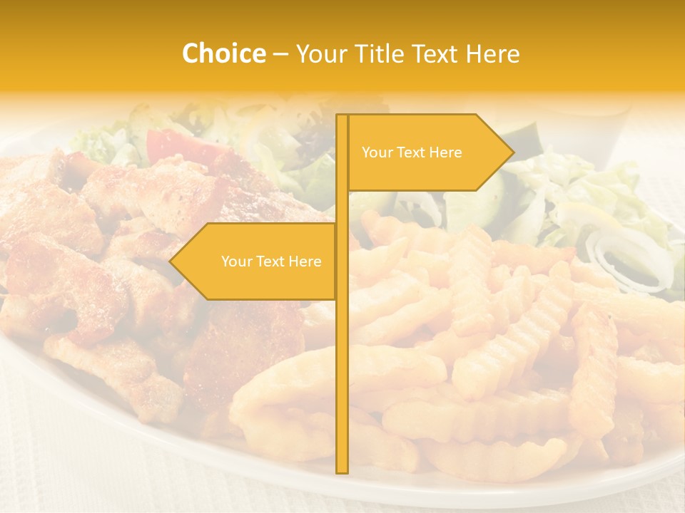 Ketchup Grilled Beef PowerPoint Template