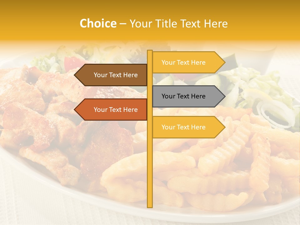 Ketchup Grilled Beef PowerPoint Template