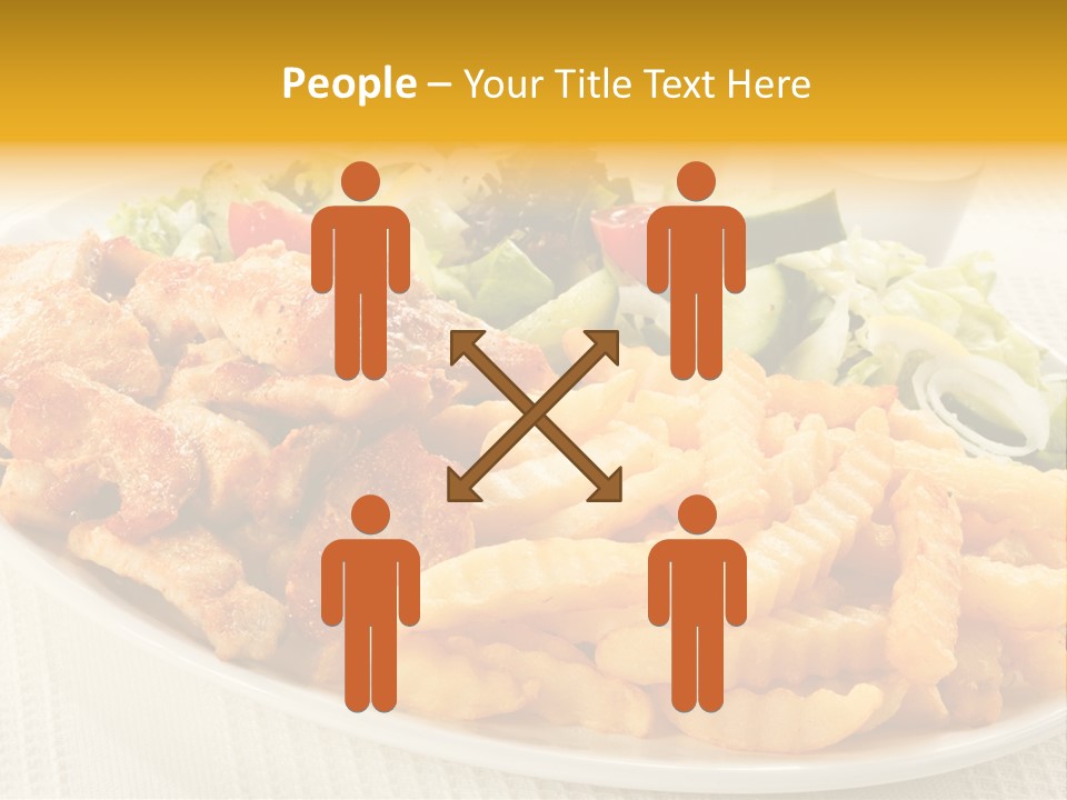 Ketchup Grilled Beef PowerPoint Template