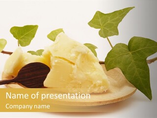 Shea Peasant Aroma PowerPoint Template