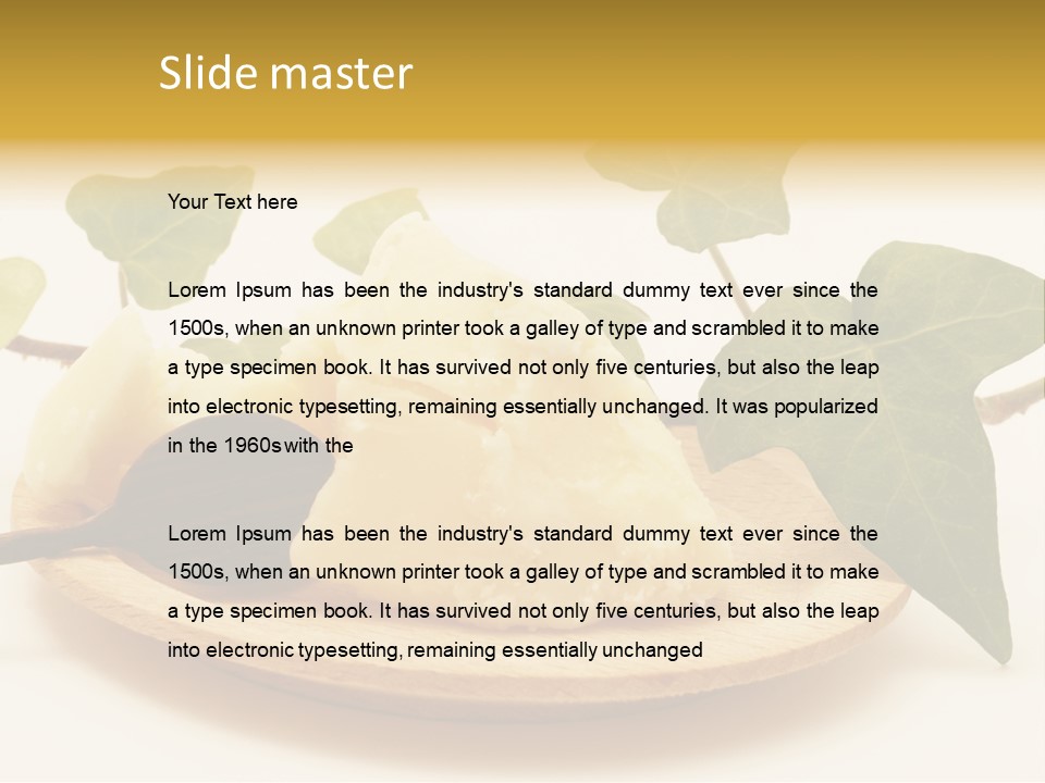 Shea Peasant Aroma PowerPoint Template