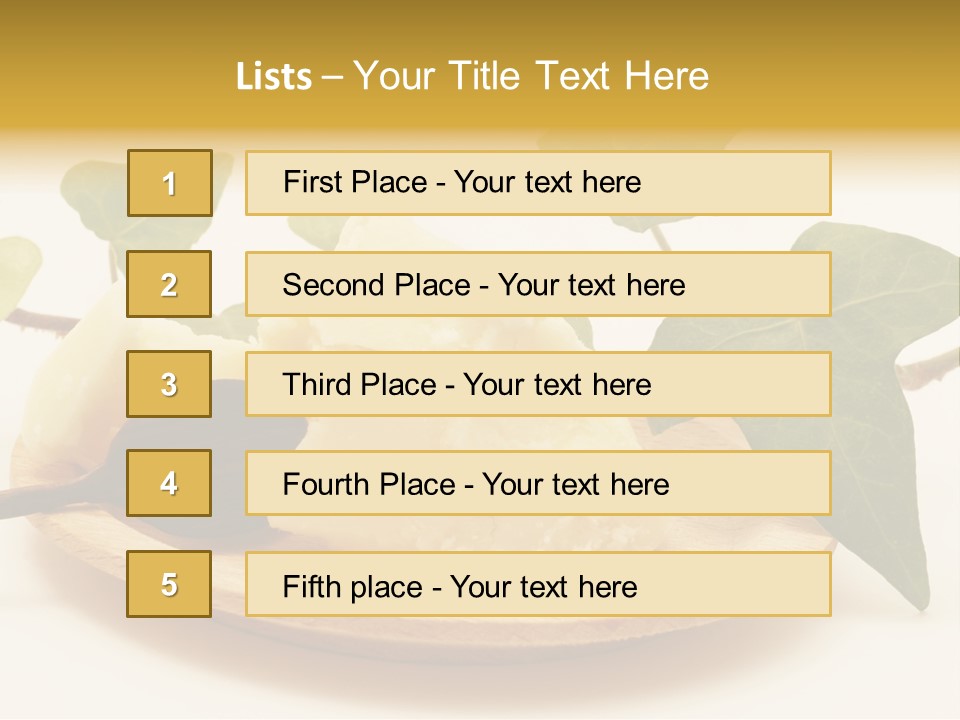 Shea Peasant Aroma PowerPoint Template