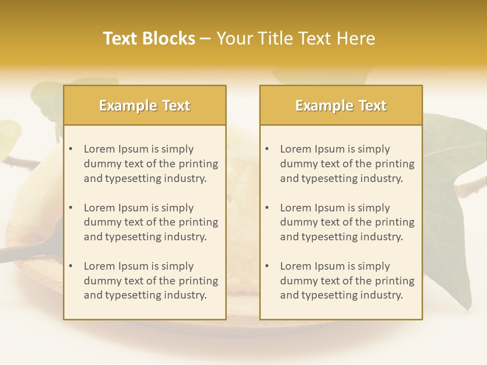Shea Peasant Aroma PowerPoint Template