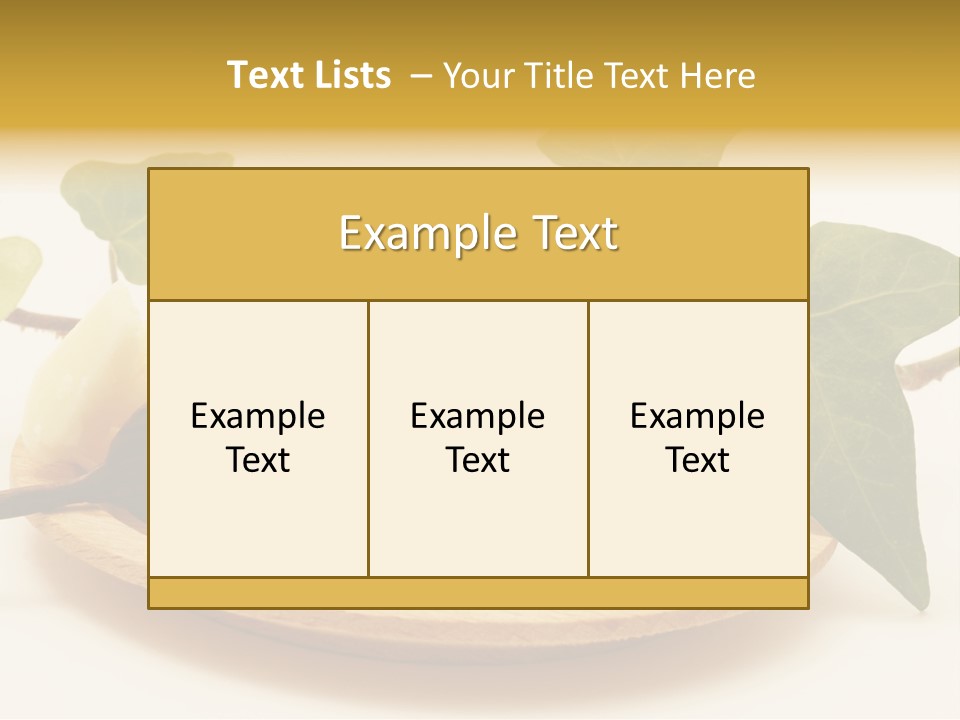 Shea Peasant Aroma PowerPoint Template
