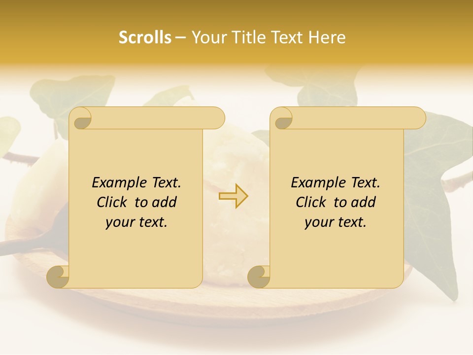 Shea Peasant Aroma PowerPoint Template