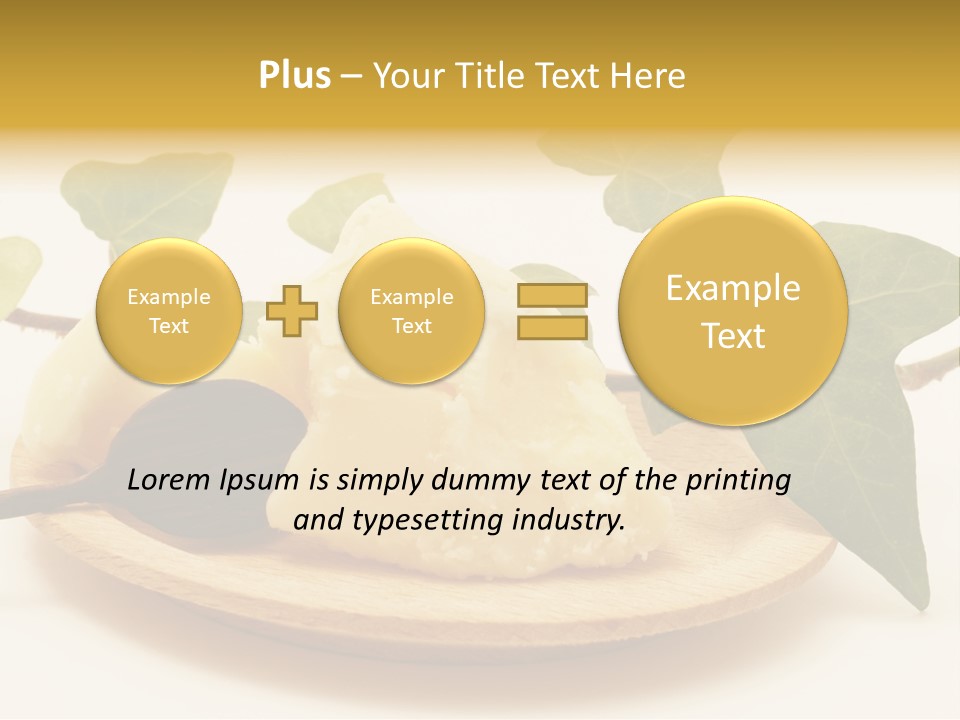 Shea Peasant Aroma PowerPoint Template