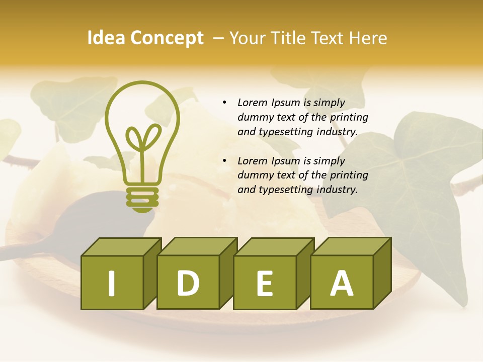 Shea Peasant Aroma PowerPoint Template