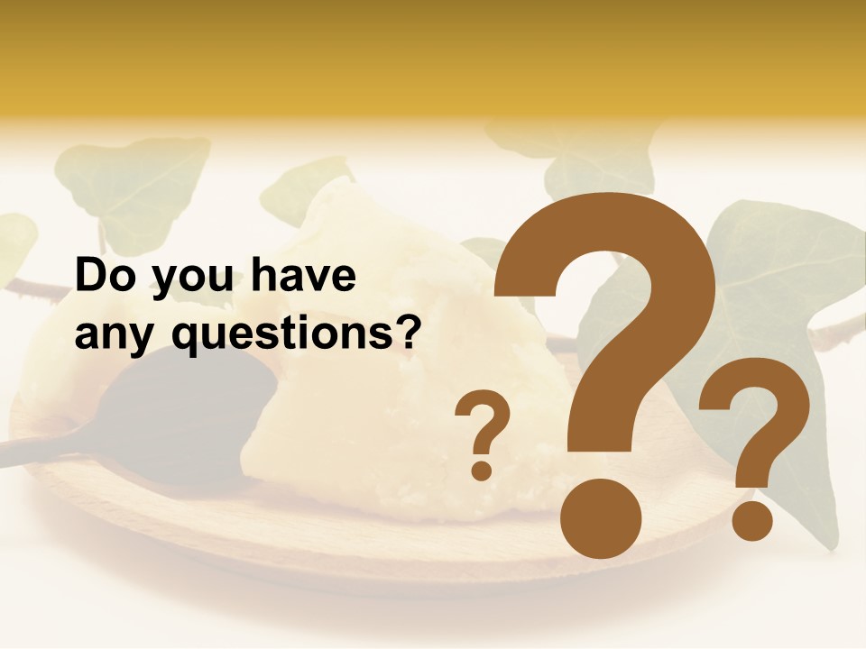 Shea Peasant Aroma PowerPoint Template